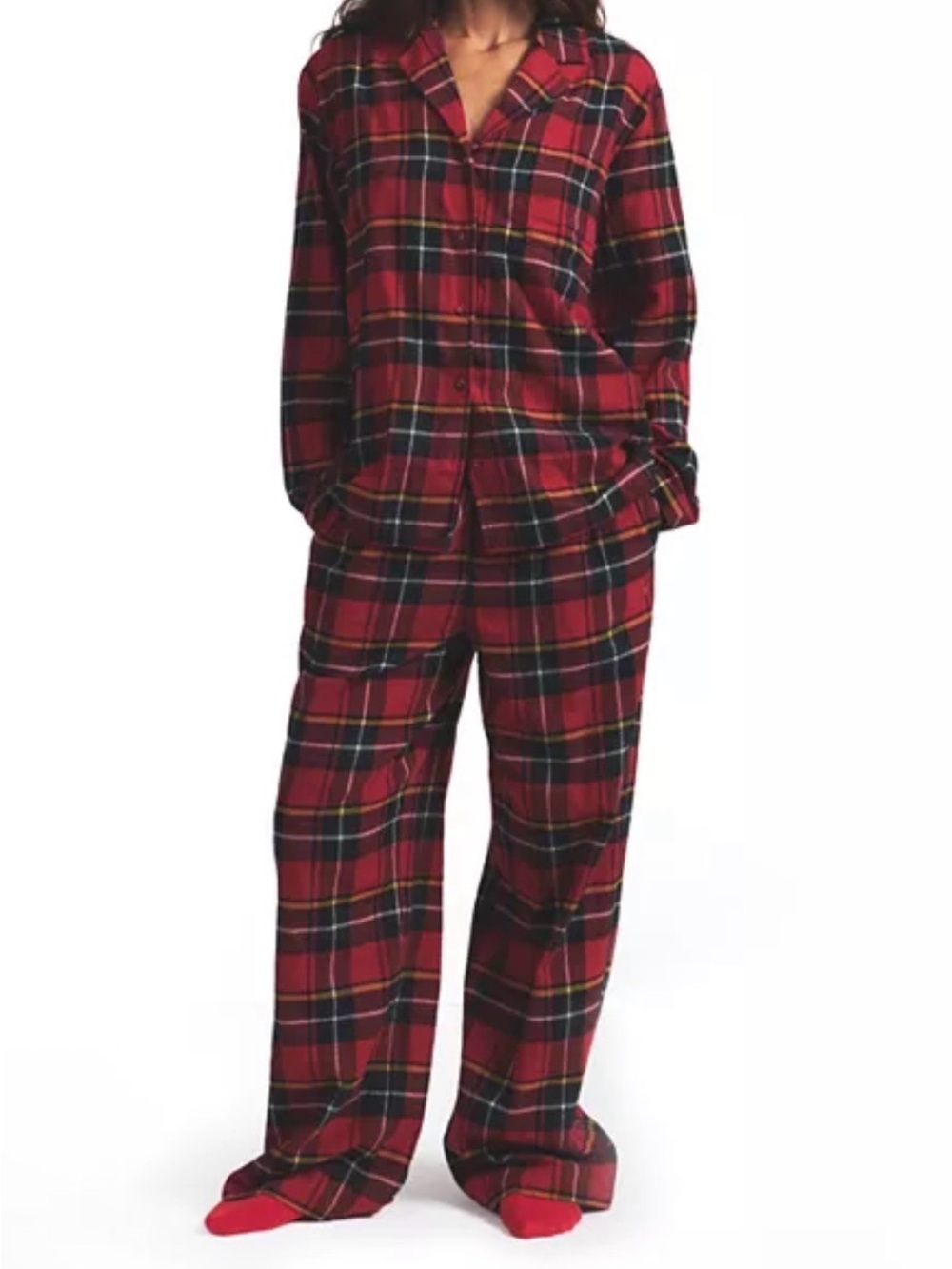 SKIMS Flannel Sleep Set